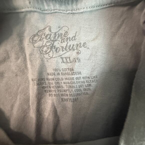 Splendid Couture Girls XXL Gray Winged Heart Graphic Tee Angel Wings Shirt - Picture 3 of 5